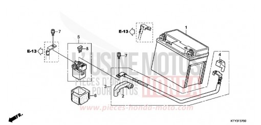 BATTERIE CBR125RSC de 2012